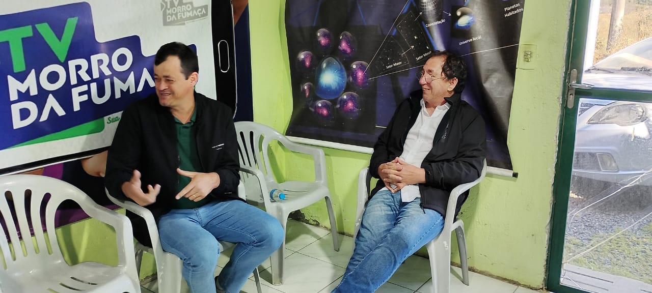 ONG ESTAÇÃO VERDE E COOPERE DE MORRO DA FUMAÇA SE REÚNEM COM O PRESIDENTE DA FETRAF-SC, RODRIGO PRAIS