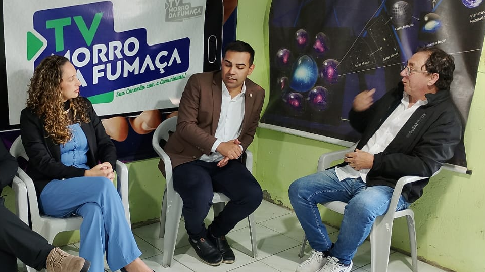 JEAN RICARDO ANTUNES, SUPERINTENDENTE FEDERAL DA PESCA, REÚNE-SE COM DIRETORES DA ONG ESTAÇÃO VERDE E DA COOPERE EM MORRO DA FUMAÇA