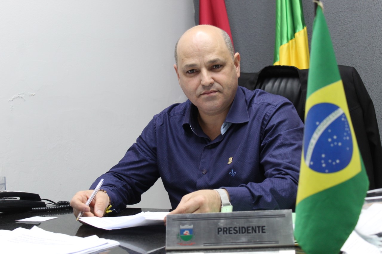 ​Vereador Laenio da Silva é eleito presidente da Câmara de Morro da Fumaça