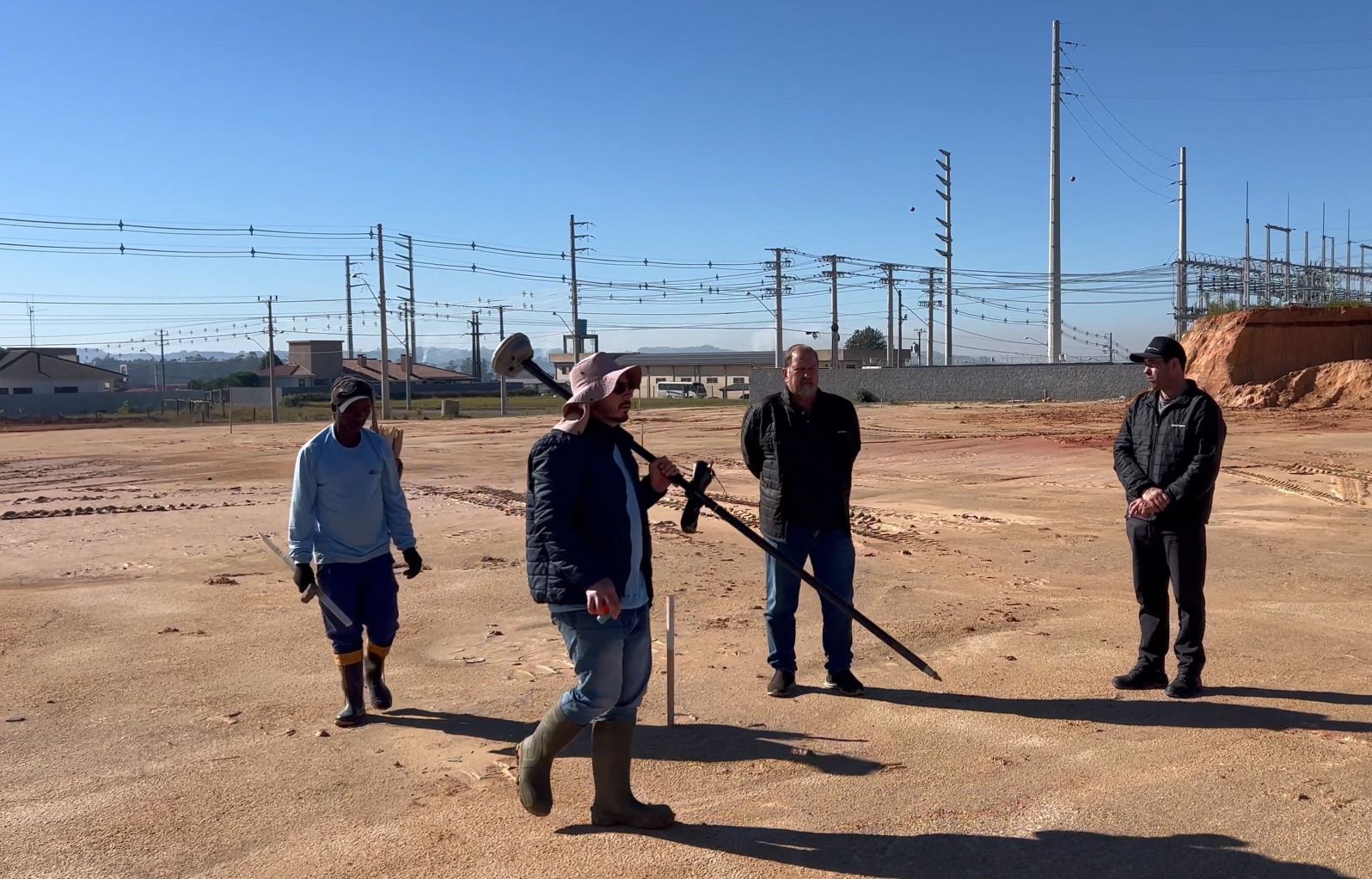 Iniciada a terraplanagem para construção da nova sede da Cermoful Energia