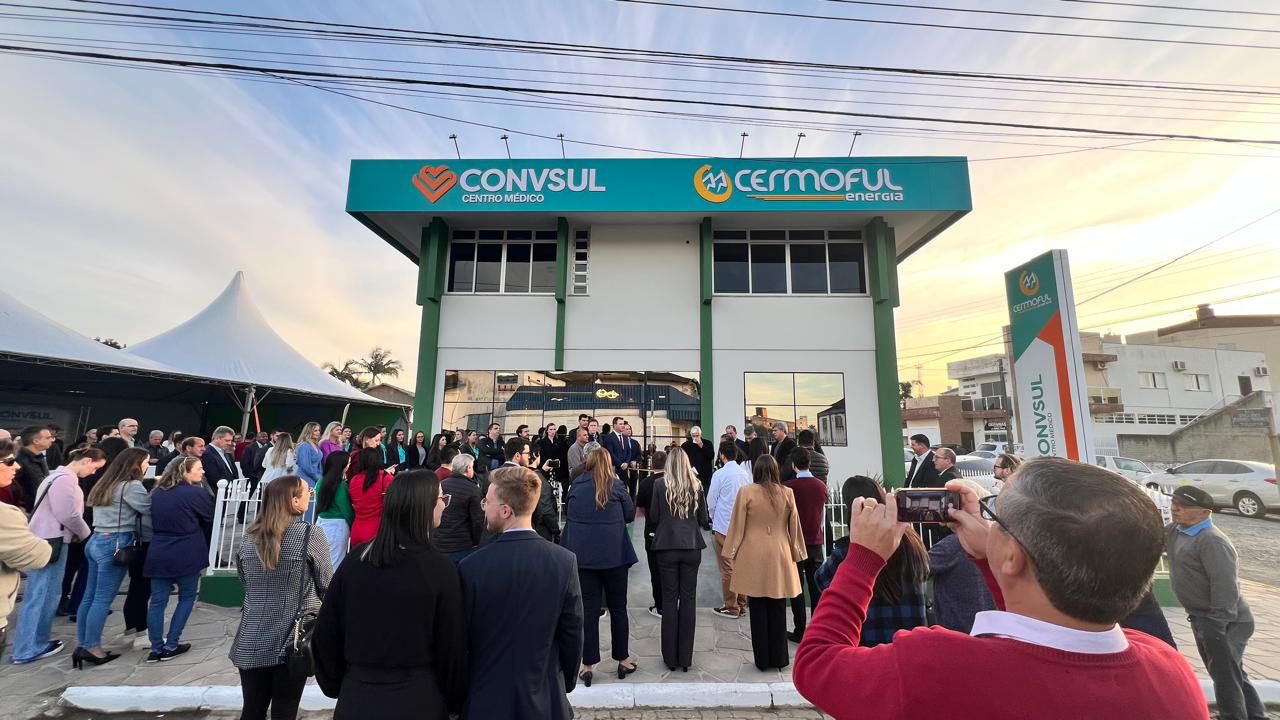 ​Nova sede do Centro Médico Convsul Clínica Cermoful é inaugurada em Morro da Fumaça