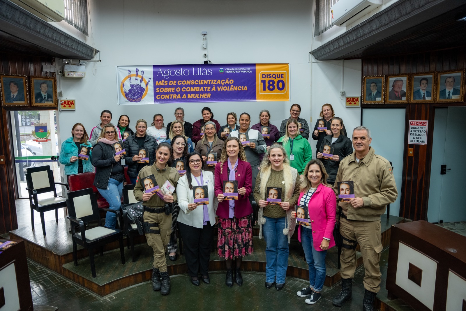 Câmara de Morro da Fumaça promove Roda de Conversa sobre violência doméstica contra a Mulher com Agentes Comunitárias de Saúde