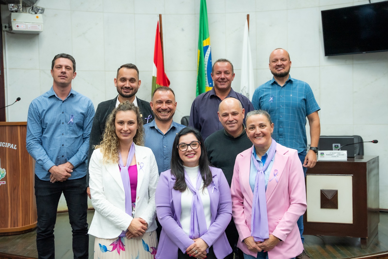 ​Câmara De Morro Da Fumaça adere Campanha Agosto Lilás