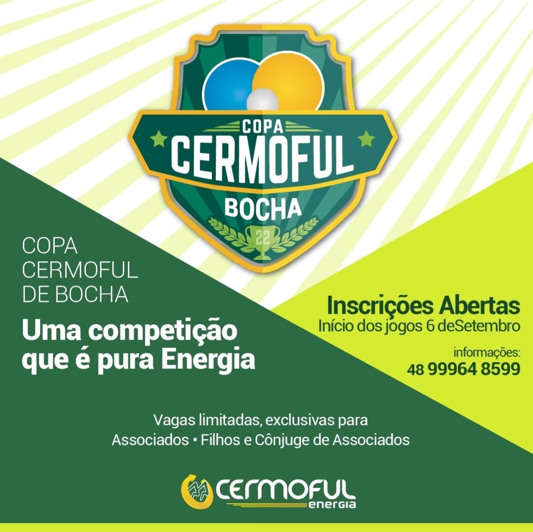 Inscrições abertas para Copa Cermoful de Bocha